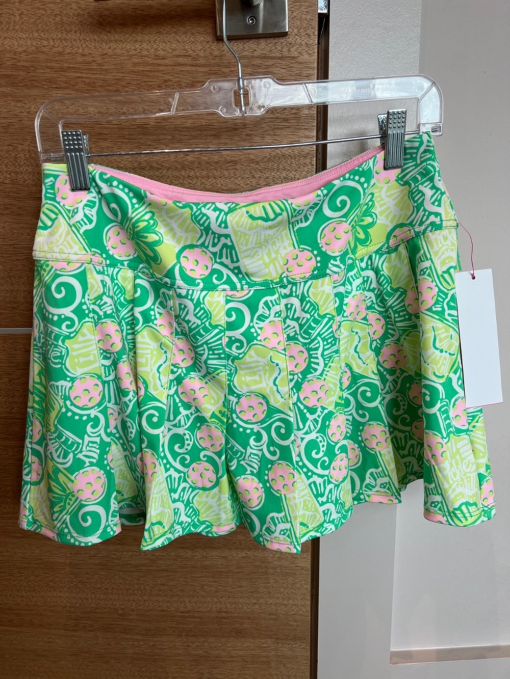 Lilly Pulitzer Annora Skort with Pickleball pattern